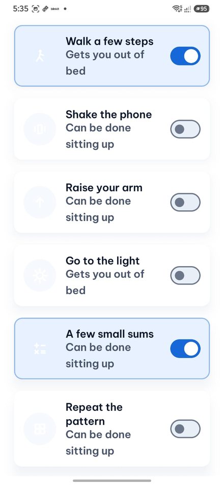 A wake task in progress.